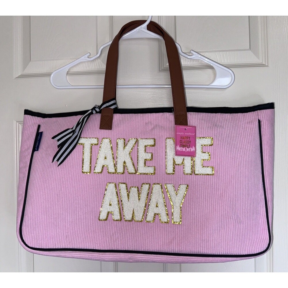 NWT Simple Southern Corduroy Tote New - Picture 1 of 5